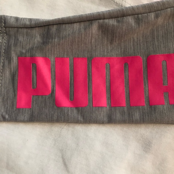 Puma Outfit - Pink Puffer Vest, Leggings & Long Sleeve Shirt (Girls 3T/4T - XS) - Picture 6 of 8
